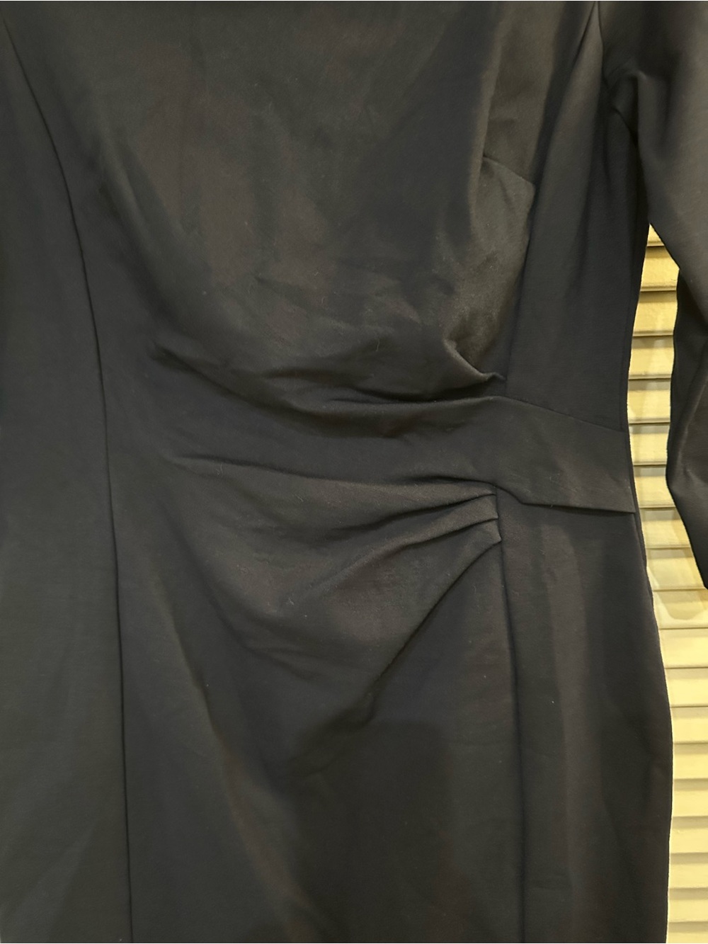 Classic Ralph Lauren Navy Sheath Dress with 3/4 Sleeves - Picture 2 of 8
